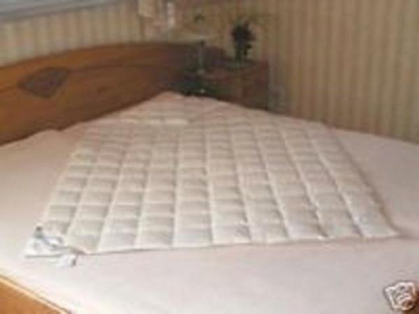 Premium Sommer Daunenbett, 240x220 Daunendecke 100% Daunen superleicht