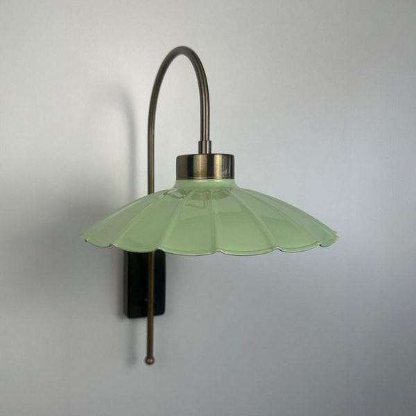 Bamyum Wandleuchte Risso Vintage Metall Wandleuchte, ohne Leuchtmittel