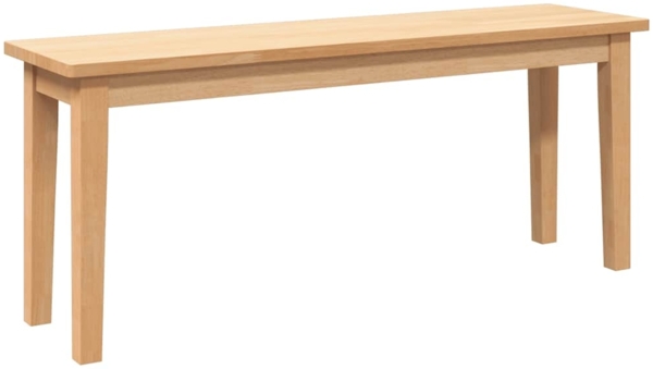 vidaXL Bank 110 cm Massivholz Gummibaum 4102604
