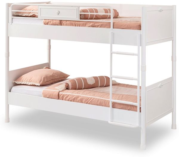 Möbel-Zeit Hochbett ROMANTICA Etagenbett, 90x200 cm