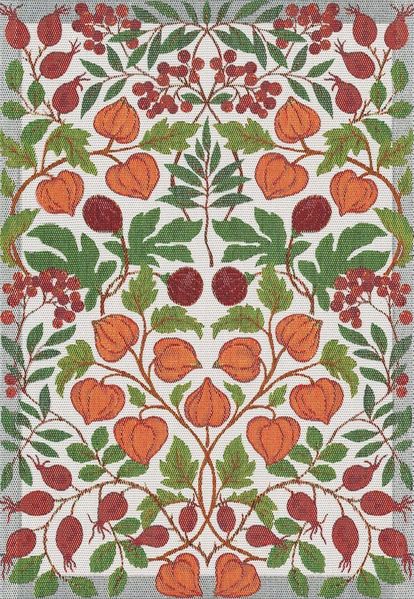 EKELUND MASTER WEAVERS 1692 Geschirrtuch Küchenhandtuch Höstskörd 599 35x50 cm, (1-tlg, 1 x Geschirrtuch), Pixel gewebt (6-farbig)