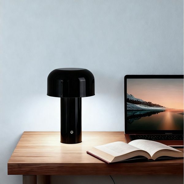 OTTO home LED Tischleuchte Ronno, Dimmer, Dimmfunktion, Ein-/Ausschalter, Farbsteuerung, USB-Ladefunktion, mehrere Helligkeitsstufen, LED fest integriert, warmweiß - kaltweiß, USB-C, Akku, Typ-C-Ladekabel, CCT, Tischlampe kabellos, Akkulampe