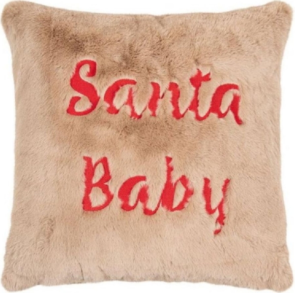 PAD Kissenhülle Kissenhülle Niko Santa Baby Taupe (40x40cm)