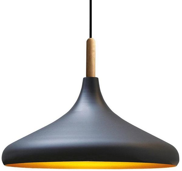 Bamyum Pendelleuchte Bamyum Pendelleuchte I Champion I Ø35 cm Holz-Metall E27 Moderne Lampe, ohne Leuchtmittel