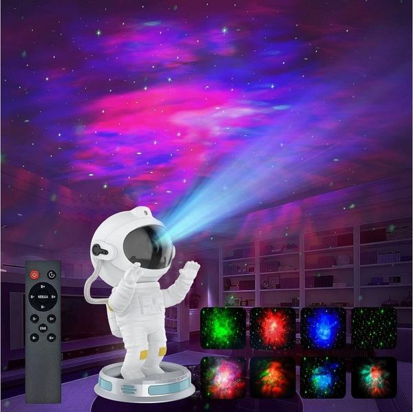 Rosnek LED Nachtlicht Upgraded, Timer, LED-Sternenhimmel für Baby Kinder Erwachsene, LED, 360° verstellbar