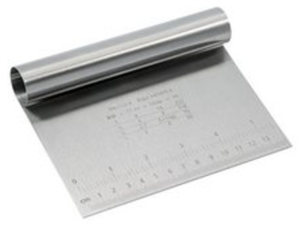Edelstahl-Teigschaber 15 cm – Präzises Schneiden & Portionieren Bild 4