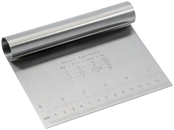 Edelstahl-Teigschaber 15 cm – Präzises Schneiden & Portionieren Bild 1