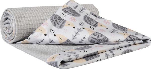 Medi Partners Babydecke Baby Decke Neugeborenen - Kuscheldecke Geschenk Babydecken 75x100 cm für Kleinkinder Mädchen Krabbeldecke Kinderbett Kinderwagen 100% Baumwolle