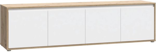 FORTE Lowboard TV-Board groß Breite ca 190 cm (B/H/T 188,3/49,7/42 cm), grifflose Front, viel Stauraum