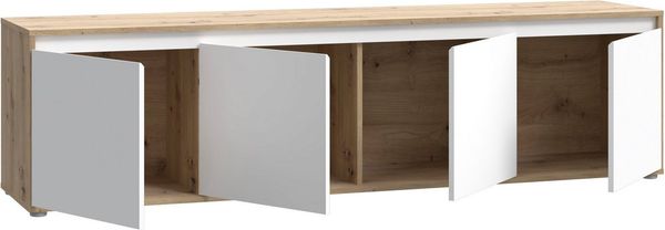 FORTE Lowboard TV-Board groß Breite ca 190 cm (B/H/T 188,3/49,7/42 cm), grifflose Front, viel Stauraum Bild 4