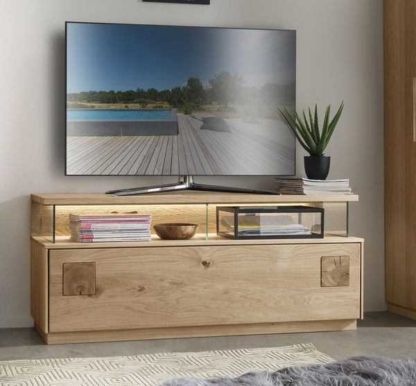 TV Board 130x56cm 'Monza' Wildeiche geölt
