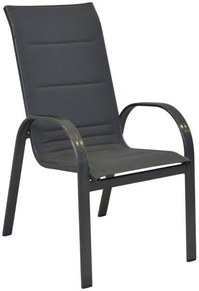 Aurela Stapelsessel, 2er Set, graphit/grau