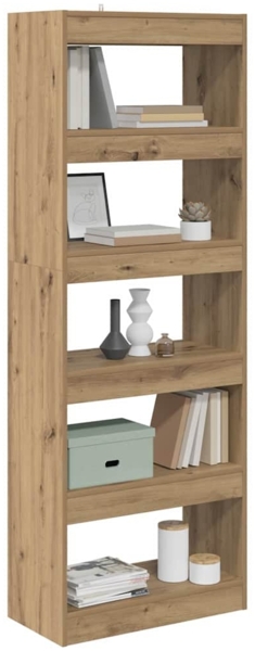 vidaXL Bücherregal Artisan-Eiche 60 x 30 x 166 cm Holzwerkstoff 880460 Bild 2