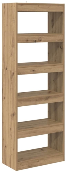 vidaXL Bücherregal Artisan-Eiche 60 x 30 x 166 cm Holzwerkstoff 880460 Bild 1