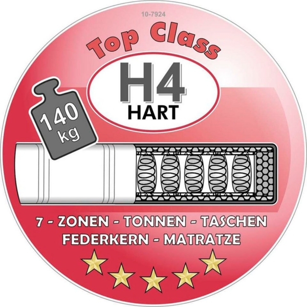 Jockenhöfer Gruppe Boxspringbett Livia, inklusive LED-Beleuchtung, 4x USB-Ladeports, 7-Zonen-TTFK-Matratze Bild 3