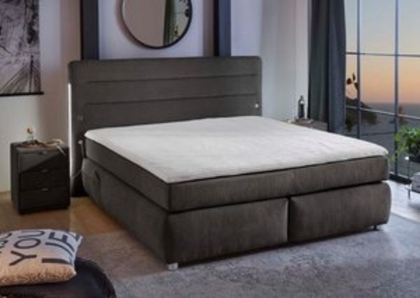 Jockenhöfer Gruppe Boxspringbett Livia, inklusive LED-Beleuchtung, 4x USB-Ladeports, 7-Zonen-TTFK-Matratze Bild 6