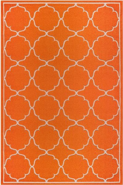Sanat 'Berlin' Teppich, Höhe: 6 mm, In -und Outdoor geeignet, Orange, 140 x 200 cm