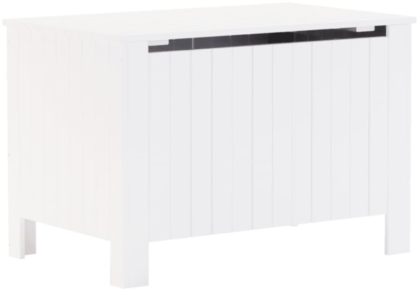 vidaXL Truhe mit Deckel RANA Weiß 80x49x54 cm Massivholz Kiefer 4002330