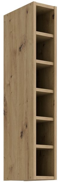 Hängeschrank Regal 15 cm Eiche Artisan Küchenzeile Küchenblock Küche Stilo, Solano Landhaus Höhe 90
