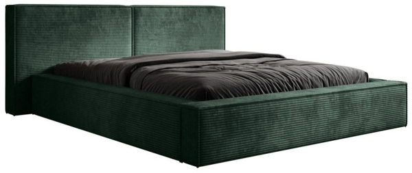 Luxusbetten24 Polsterbett Designer Polsterbett Ophelia in Cord, mit Stauraum