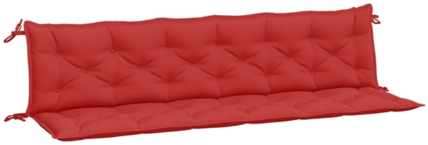 vidaXL Gartenbank-Auflagen 2 Stk. Rot 200x50x7 cm Oxford-Gewebe 361741