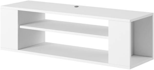 Selsey 'Wall' TV-Schrank mit 2 Fächern, Weiß, 100 cm
