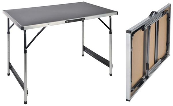 Gravidus Campingtisch Universaltisch Klapptisch Falttisch Tisch höhenverstellbar faltbar
