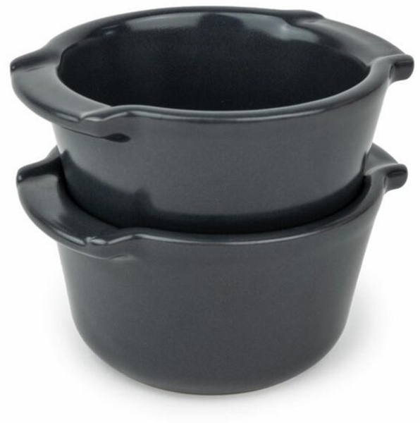 Peugeot Appolia Schiefergrau Auflaufform 11 cm 2er-Set