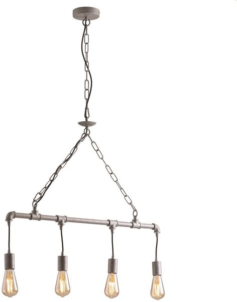Luce Design Amarcord S4 ZN Pendelleuchte 4-flammig ECO Light zink
