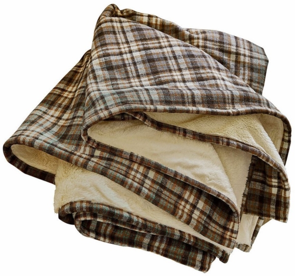 Mirabeau Tagesdecke Plaid Celestria braun/beige