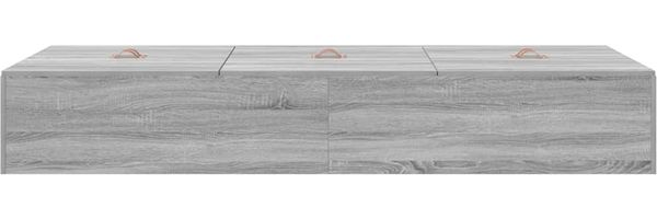 vidaXL Aufbewahrungsbettgestell mit Speicher Graues Sonoma 70 x 190 cm 3335418 Bild 7