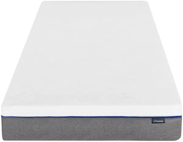 Relaxbett elektrisch mit Tellermodulen + Matratzen mit Memory Schaum - 2 x 80 x 200 cm - Weiß - HESIODE III von DREAMEA Bild 5