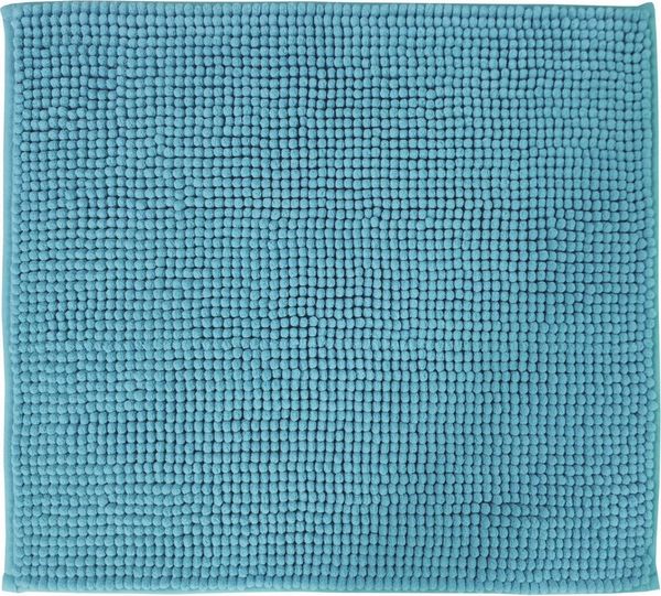 NYVI Badematte WC Vorleger NYVISpa Chenille Badvorleger, Höhe 20 mm, Polyester, Rutschfest, Saugfähig, Schnell Trocknend, Fußbodenheizung geeignet