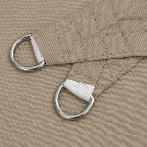 vidaXL Sonnensegel Oxford-Gewebe Rechteckig 3x4 m Taupe 135430 Bild 6