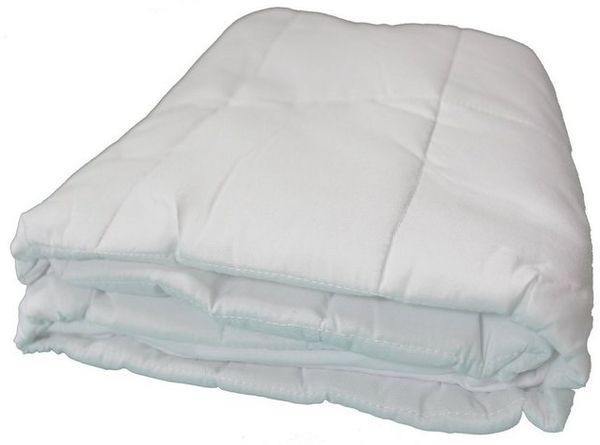 KH-Haushaltshandel Gewichtsdecke Gewichtsdecke Therapiedecke 5kg oder 7kg, weiß, 135x200 cm, Füllung: Perlen, Perlenfüllung