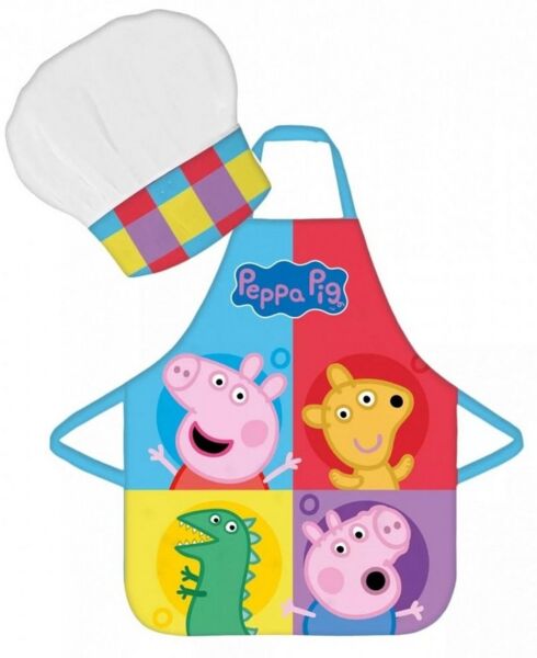 Peppa Pig Kochschürze Wutz Kinder Rainbow Malschürze Kindergarten Backset