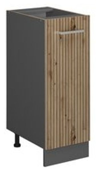 Apothekerschrank R-Line Artisan-Eiche 30 cm ohne Arbeitsplatte Vicco Bild 6