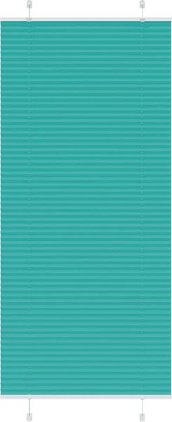 vidaXL Plissee Petrolgrün 85x200 cm Stoffbreite 84,4 cm Polyester 4015412