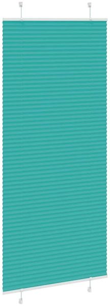 vidaXL Plissee Petrolgrün 85x200 cm Stoffbreite 84,4 cm Polyester 4015412 Bild 4