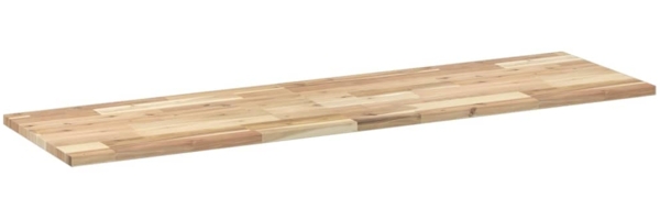 vidaXL Schweberegal 140x40x2 cm Massivholz Akazie Unbehandelt 3279407 Bild 5