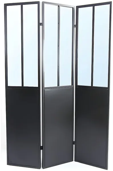 Vente-unique - COVENTRY Deko-Objekt Holz, PlatteMetall Schwarz - B 3 cm x H 180 cm x L 122 cm Bild 2