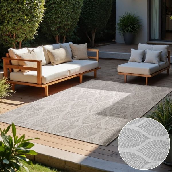 HANSE Home Outdoorteppich Liora Wendeteppich, rechteckig, Höhe: 5 mm, Läufer, In und Outdoor, Flachgewebe, wetterfest, pflegeleicht, robust