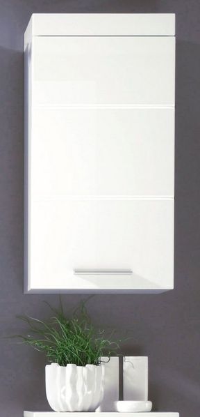 trendteam Hängeschrank Amanda (Badschrank in weiß, 37 x77 cm) Hochglanz