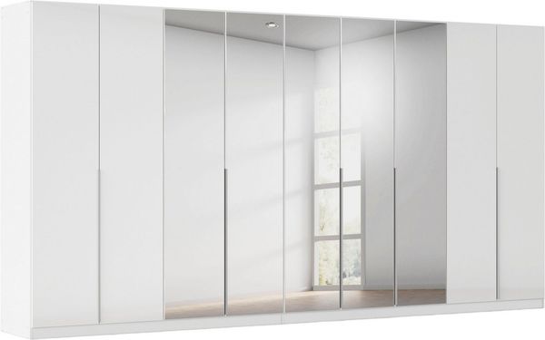 OTTO home Drehtürenschrank Kleiderschrank Schrank Garderobe AGORDO mit Dekor- oder Hochglanzfront (in zwei Griff-Farben, Breiten 91-405 cm) durchdachte Innenausstattung, in 8 Breiten und 2 Höhen MADE IN GERMANY