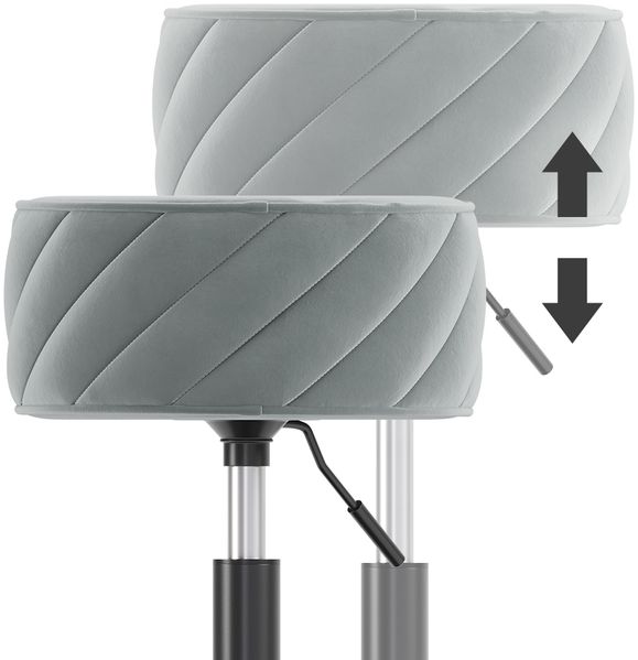 Hocker Cherio Grau 35 x 50.5 cm Vicco Bild 5
