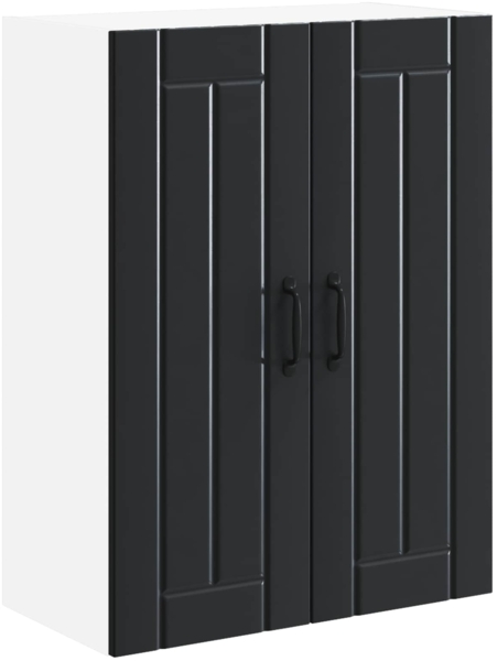 vidaXL Küchenschrank Schwarz 60 x 31 x 80 cm Holzwerkstoff 885046