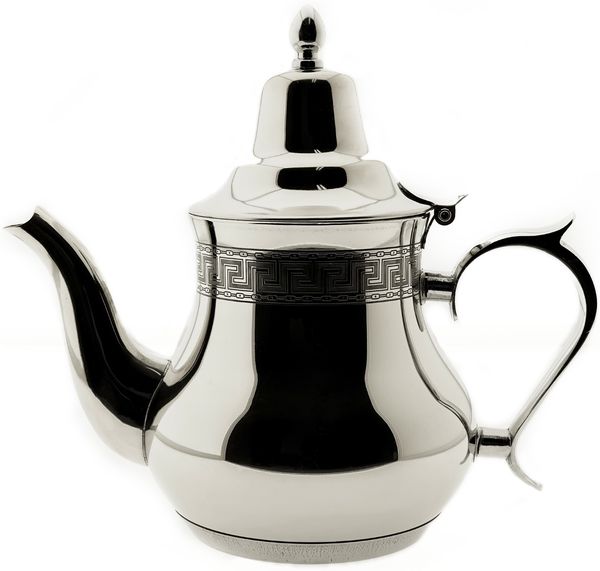 Edelstahl 1,5L Teekanne Induktionsherd Kaffeekanne mit hitzebeständigem Griff Küche/Cafeteria/Hotel/Restaurant