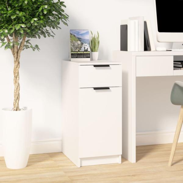 vidaXL Büroschrank Weiß 33,5x50x75 cm Holzwerkstoff 811502