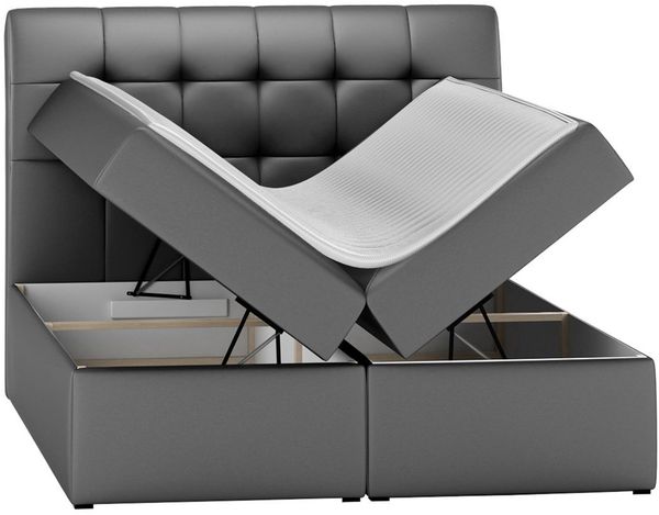 Boxspringbett Cazeres, Natur, 120x200 cm Bild 3
