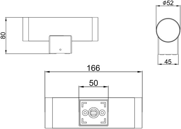 LED Badezimmer Wandleuchte 2er Set Up Down in Chrom - Spiegelleuchten, H: 17cm Bild 9
